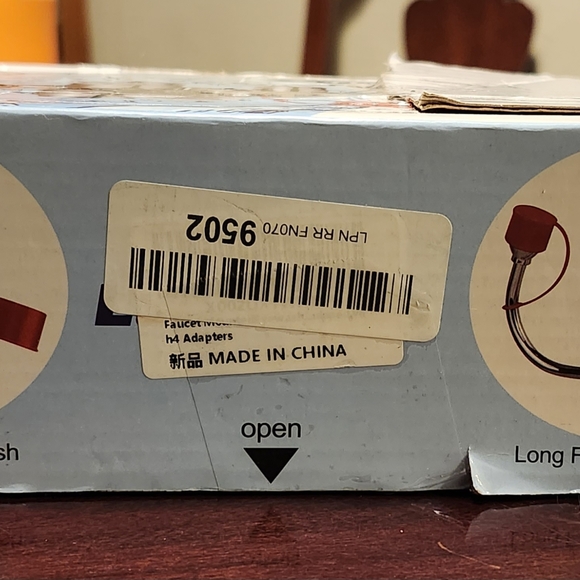 NWT-Lunarlipes Faucet Mounted Eyewash Station. $21 - Picture 3 of 11